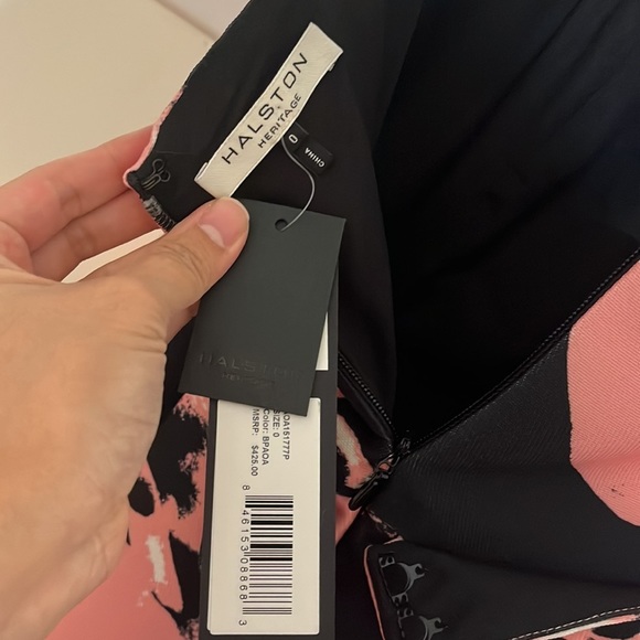 Halston Heritage Floral Halter Dress - Picture 11 of 12